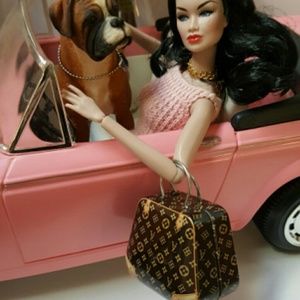 Luxury handbag for doll 1/6